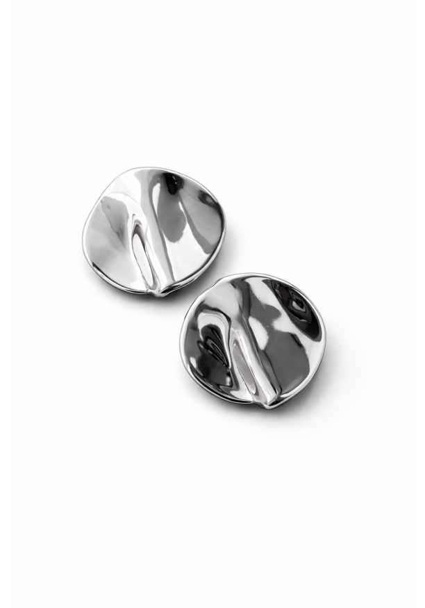 AMERICAN RETRO SMOOTH IRREGULAR MEDIEVAL EARRINGS